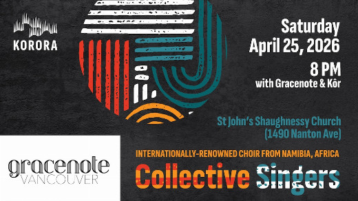 Collective Singers of Namibia show poster
