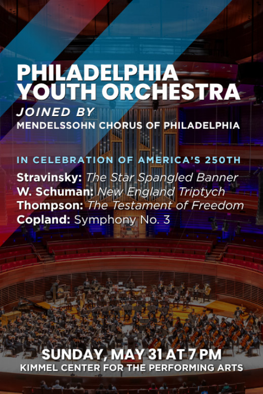 Philadelphia Youth Orchestra Celebrates America's 250th show poster