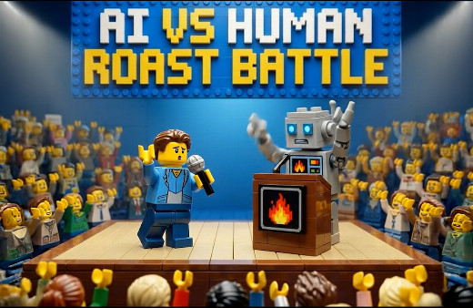 AI vs Human Roast Battle show poster
