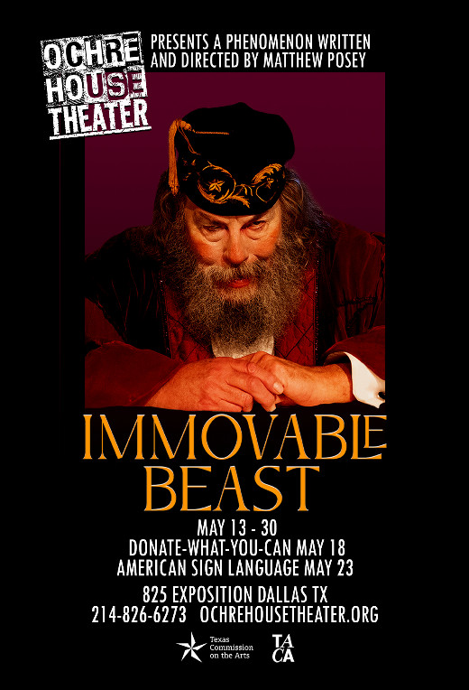 Ochre House Theater presents IMMOVABLE BEAST show poster