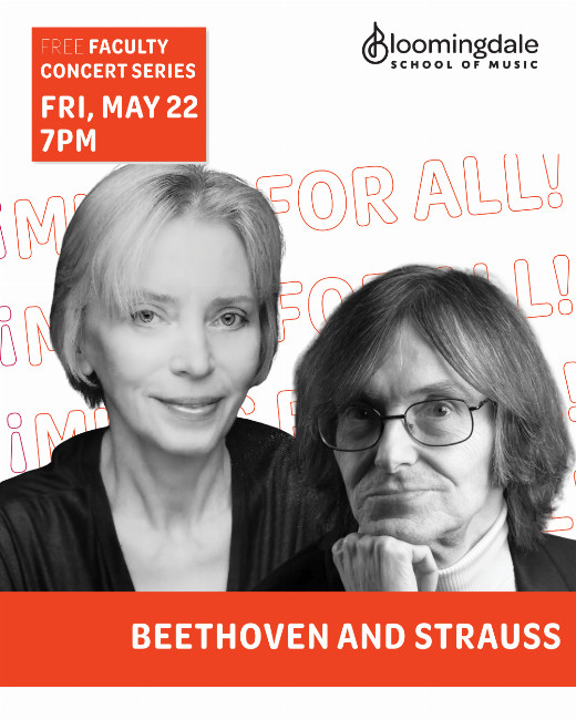 Beethoven and Strauss show poster