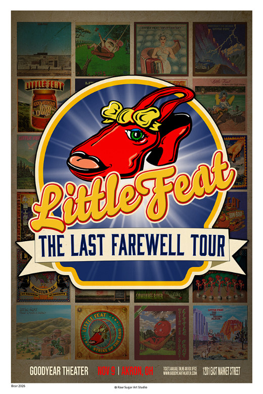 Little Feat Bringing Their 'The Last Farewell Tour' To Goodyear Theater On November 9th in Cleveland