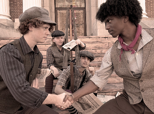 Disney's Newsies show poster