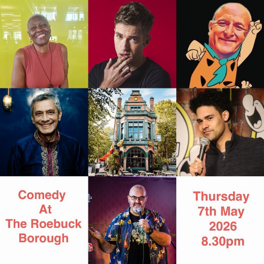 Comedy at The Roebuck Borough : Russell Hicks ( Preview/WIP), Anno Gomes, Audrey Simmons and more show poster