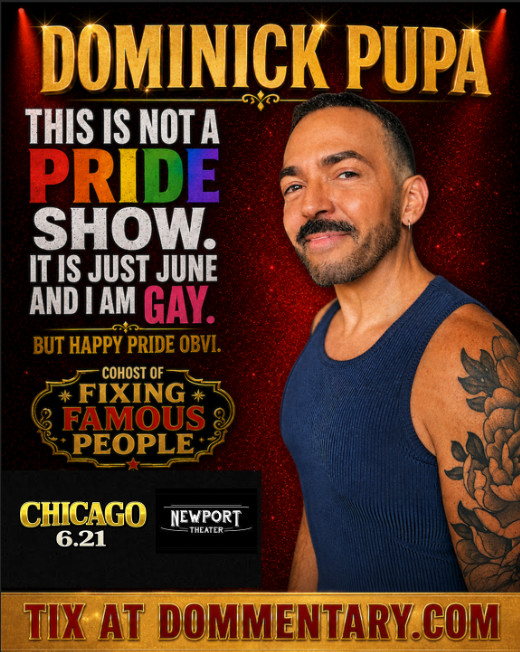 Dominick Pupa’s This Is Not a Pride Show But It’s June and I’m Gay