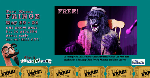 A Young Man Dressed as a Gorilla Dressed As An Old Man Sits Rocking In a Rocking Chair for 56 Minutes and Then Leaves show poster