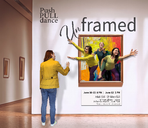 Unframed - PushPULL Dance Toronto's 22nd Annual Dance Production show poster