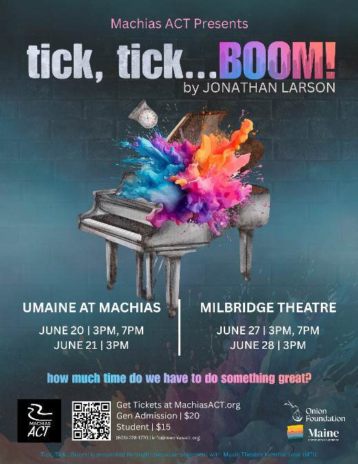 Tick, Tick...Boom! show poster
