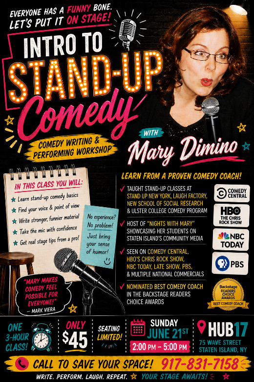 Comedy Writing & Performing with Mary Dimino show poster