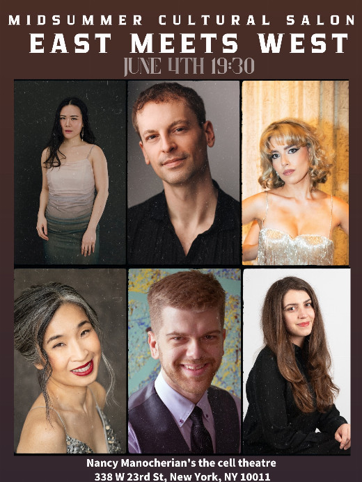 Midsummer Cultural Salon – East Meets West show poster