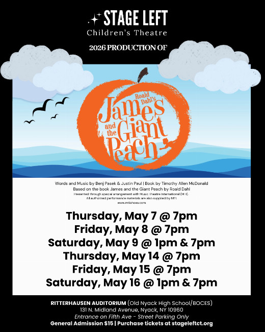 James & The Giant Peach show poster