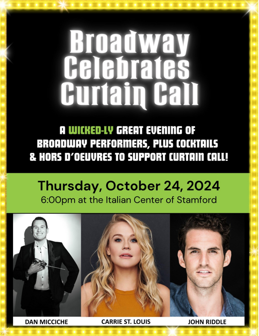 BROADWAY CELEBRATES CURTAIN CALL show poster