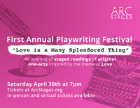 Arc Stages' First Annual Playwriting Festival show poster
