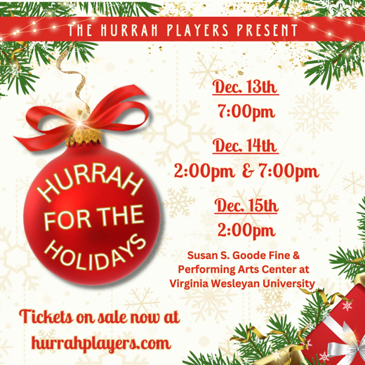 Hurrah for the Holidays show poster