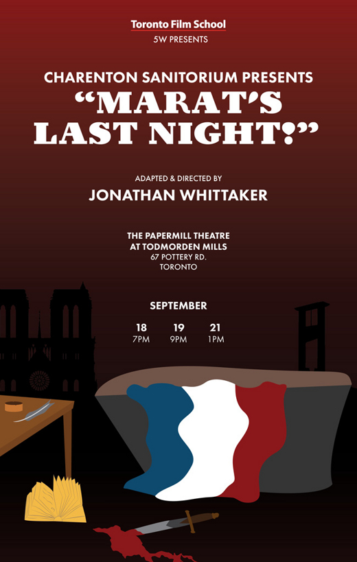 Marat's Last Night show poster