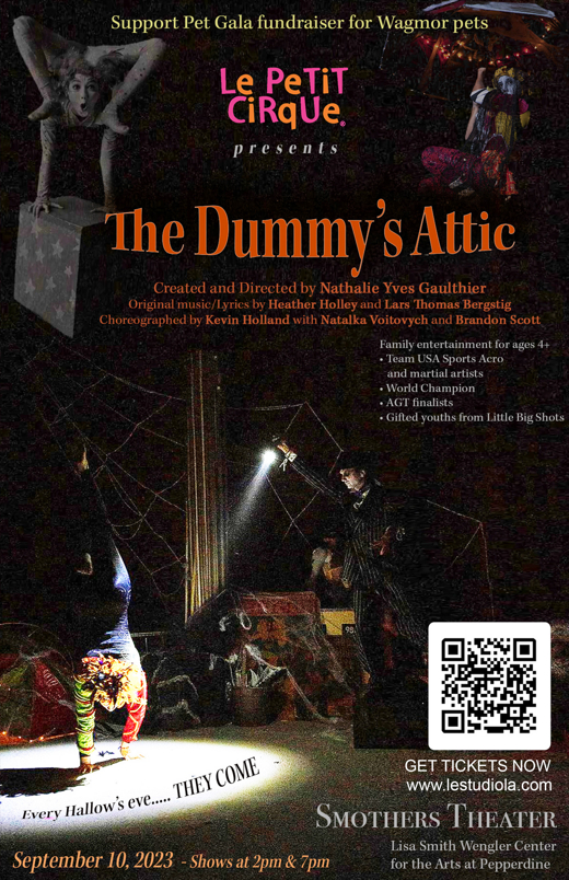 The Dummy's Attic - Le Petit Cirque - guest Paula Abdul show poster