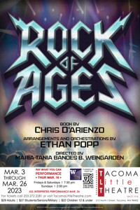 ROCK OF AGES in Seattle Logo