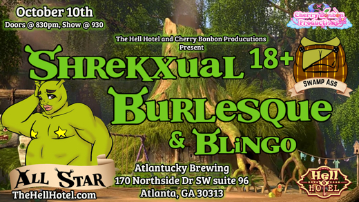 Shrekxual A Shrek Inspired Burlesque and Bingo 