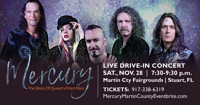 “Mercury” Music of QUEEN Drive-in Live Concert show poster