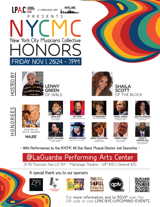 NYCMC Honors - Echoes of Excellence show poster