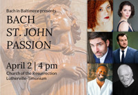 Bach in Baltimore presents Bach St. John Passion