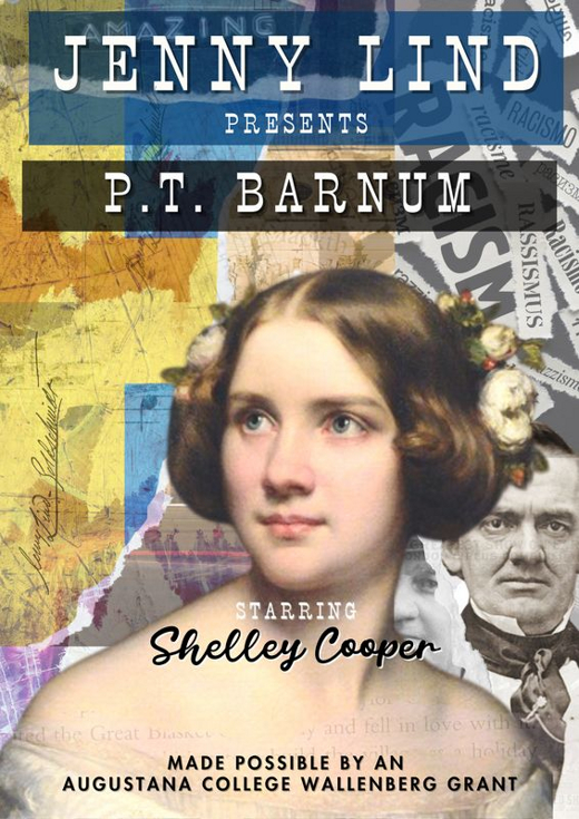 Jenny Lind Presents P.T. Barnum show poster