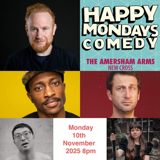 Happy Mondays Comedy at The Amersham Arms New Cross : RORY O' HANLON plus guests