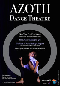 AZOTH Dance Theatre NYC Fall Season show poster