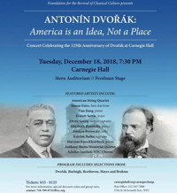 Celebrating the 125th Anniversary of Antonín Dvo?ák in Off-Off-Broadway