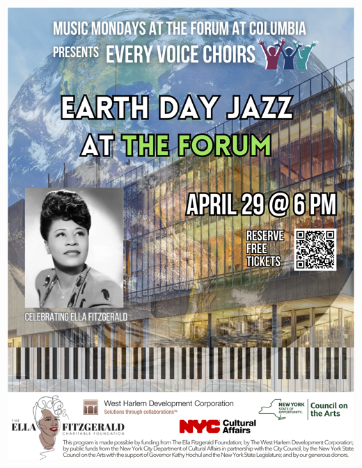 Earth Day Jazz at The Forum in Vermont Logo