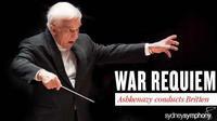 War Requiem: Ashkenazy conducts Britten show poster
