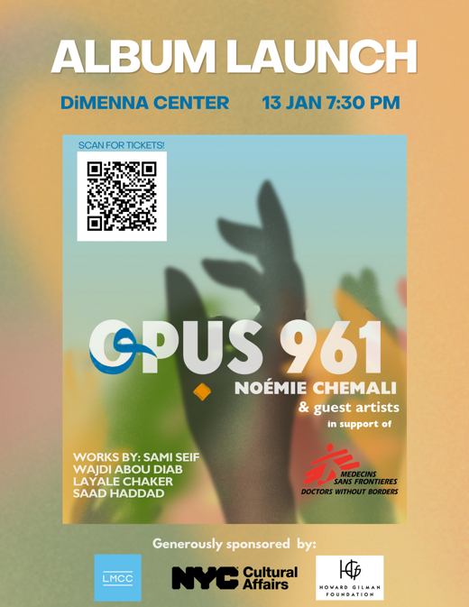 Opus 961 Album Launch show poster