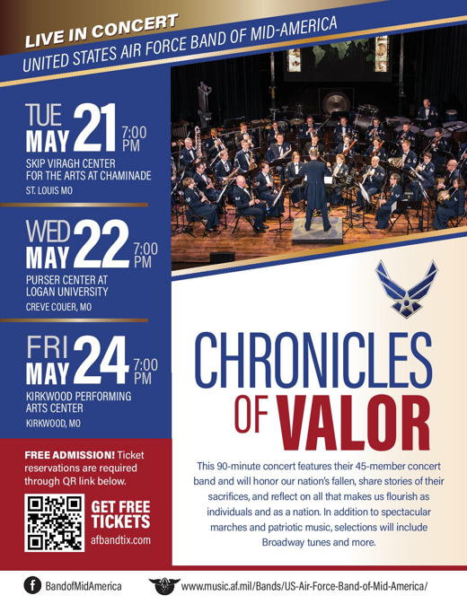 USAF Band of Mid-America Chronicles of Valor Concert Series