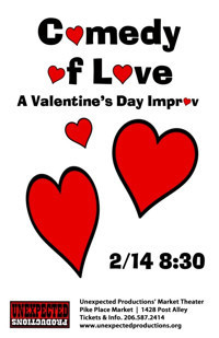 Comedy of Love: A Valentine’s Day Improv	show poster