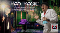Mad Magic: Family Halloween Magic Show in Toronto Logo