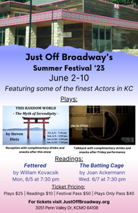 Just Off Broadway Theatre's Summer Festival