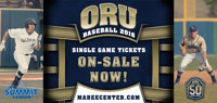 ORU Baseball vs North Dakota State show poster