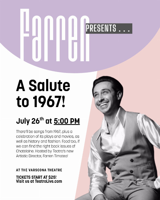 Teatro Live! Presents: A Salute to 1967! in Edmonton