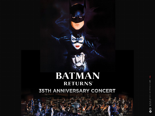 Batman Returns in Concert show poster