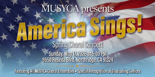 America Sings: MUSYCA Spring Concert show poster