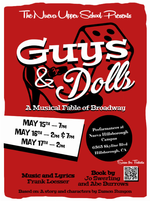 Guys & Dolls show poster