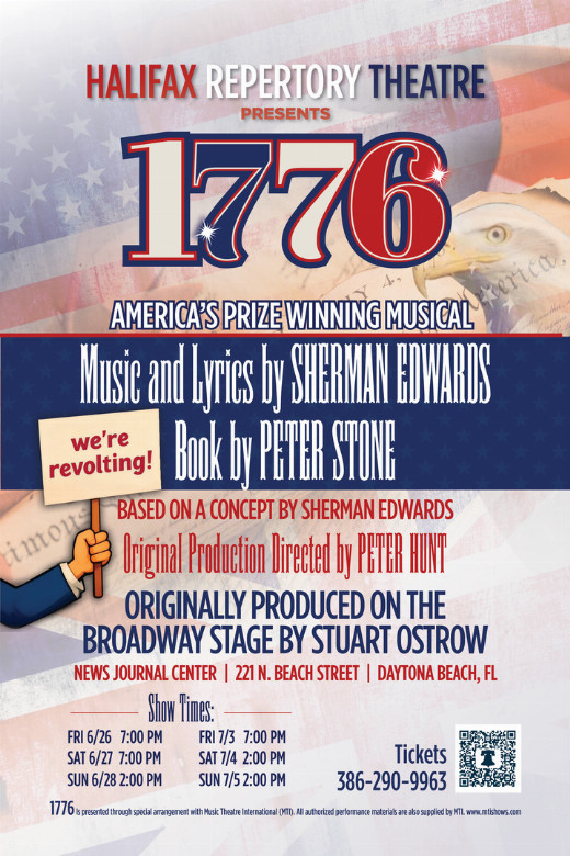 We're Revolting! 1776 the Musical - 250 years ago they signed it, this summer we sing it. show poster