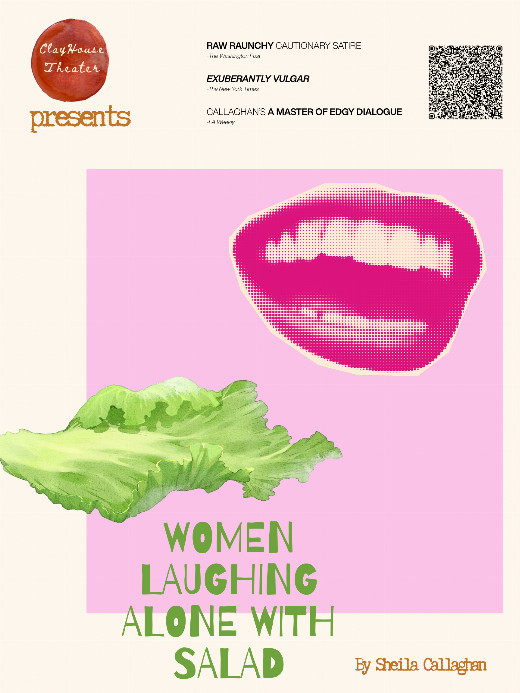 Women Laughing Alone With Salad show poster