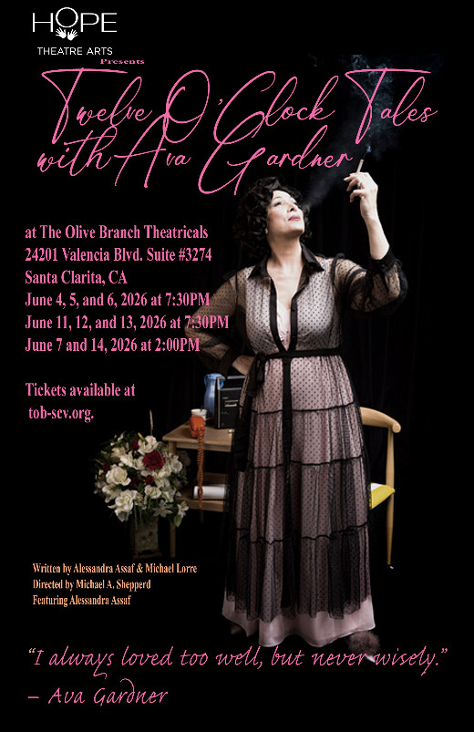 Twelve O'clock Tales with Ava Gardner show poster