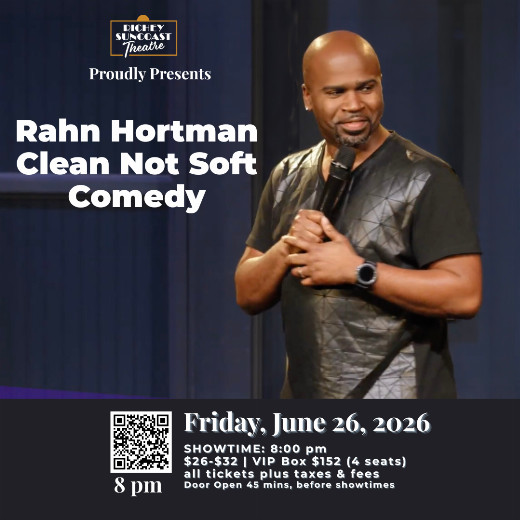 Clean Comedy Powerhouse Rahn Hortman Brings Good Game to New Port Richey’s Richey Suncoast Theatre show poster