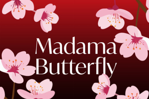 Puccini's Madama Butterfly show poster