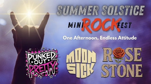 Summer Solstice Mini Rock Fest show poster