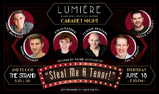 Lumiere Lounge Cabaret Night: Steal Me A Tenor! show poster