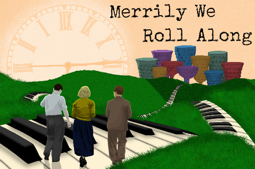 Merrily We Roll Along show poster