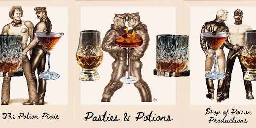 Pasties & Potions Burlesque Brunch and Cocktail Class - Leather Daddy Edition show poster